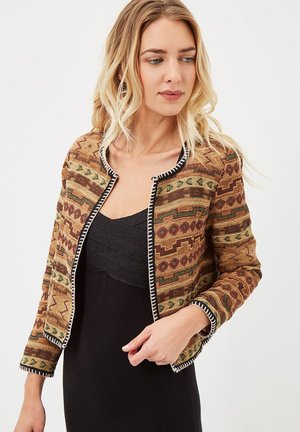 CON TEXTURA - Chaqueta fina - camel