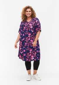 Zizzi - WITH BUTTONS - Legíny – nohavice - black Miniatúrny obrázok 1