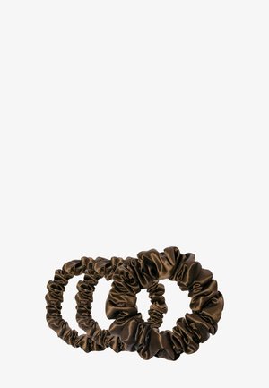 Slip PURE SILK BACK TO BASICS ASSORTED SCRUNCHIES - Skincare tool - dark brown