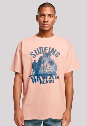 HAWAII SURF BEACH SUMMER - T-Shirt print - amber