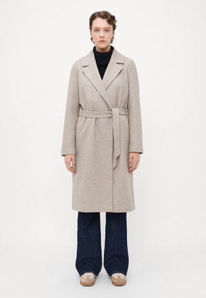ONLALVILDA LIFE WRAP COAT - Klassisk kåpe / frakk - simply taupe melange