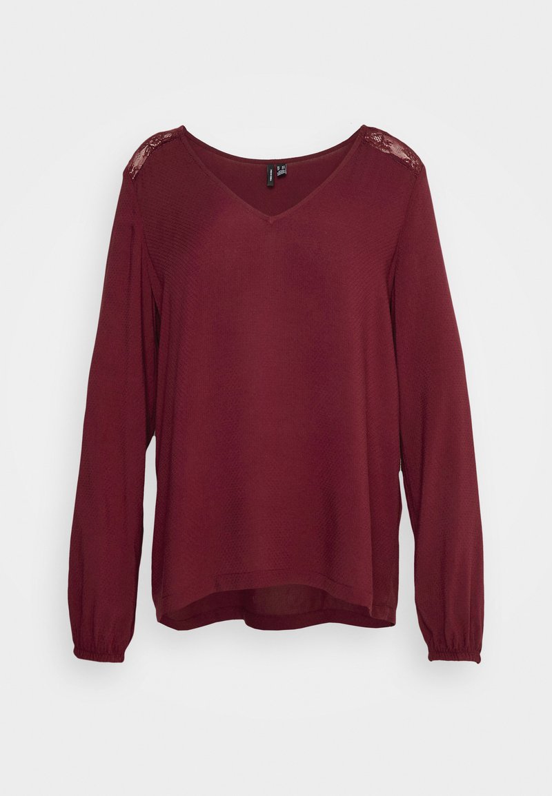 Vero Moda Tall Blouse donkerrood