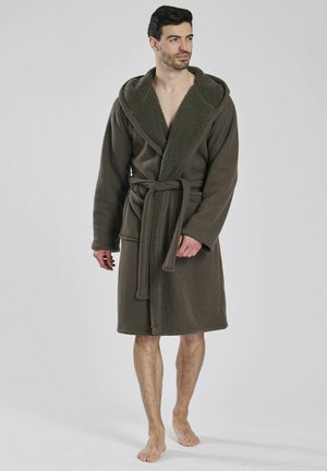 WAFFLE BONDED  - Peignoir - khaki