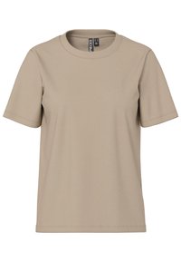 PCRIA SOLID TEE - Basic T-shirt - silver mink