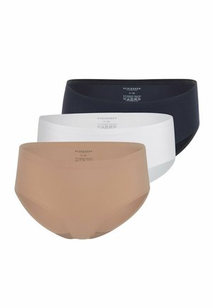 Schiesser 3ER PACK INVISIBLE SOFT - Slip - schwarz weiß braun