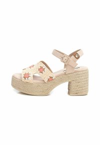 Refresh Sandalias con plataforma - beige