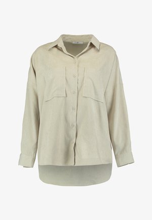 LANGARM - Button-down blouse - creme