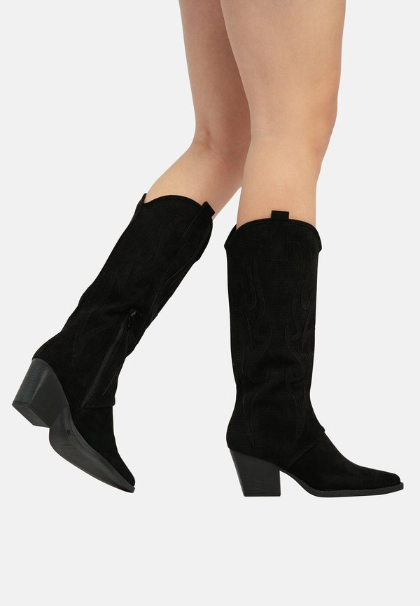 Cowboy-/Bikerboot - schwarz