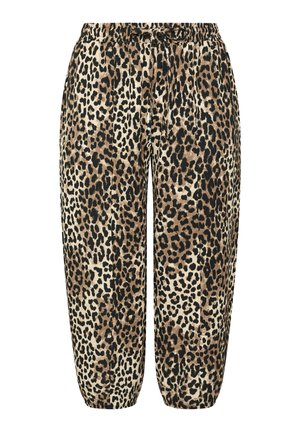 Yours Clothing, PLUS SIZE WIDE LEG TROUSERS - Pantaloni - brown