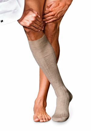 FALKE No. 2 Finest Cashmere Knee-High - Chaussettes hautes - pebble melange