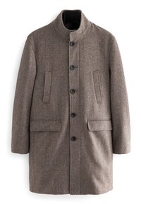 FUNNEL NECK - Puspaltis - cream herringbone