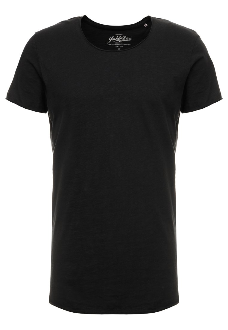 Jack Jones Jjebas Tee T Shirt Basic Black Schwarz Zalando De
