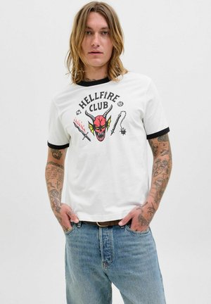 T-shirt imprimé - cloud dancer