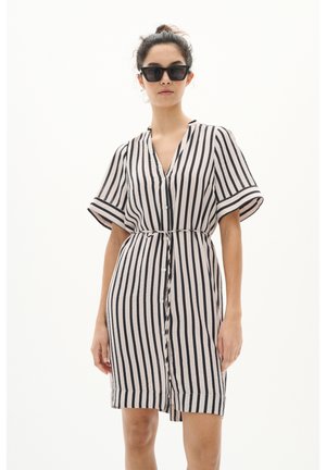 KILLOIW - Shirt dress - haze   black stripe