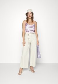 Gina Tricot COWLNECK SINGLET - Top - purple