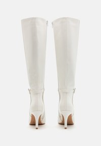Anna Field Wide Fit Kozačky na vysokém podpatku - white