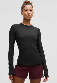 IT'S RULU LONG SLEEVE - Pikkade varrukatega topp - black