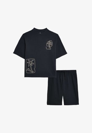 Marks & Spencer PALM TREE TWO PART SET - Trainingsbroek - charcoal