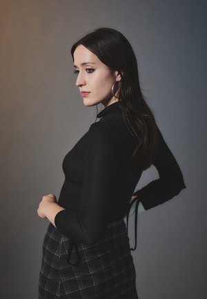 ADAPTIVE TURTLE NECK - Long sleeved top - black