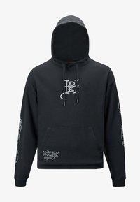 Phobia Felpa Leggera Cappuccio Uomo Lightning Print Hoodie Terracotta Grey 148640464 - Foto 3