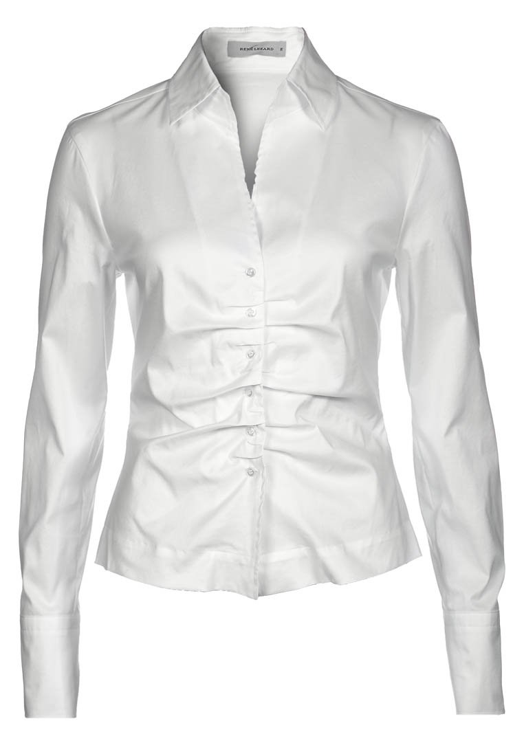 Rene Lezard Hemdbluse White Weiss Zalando De