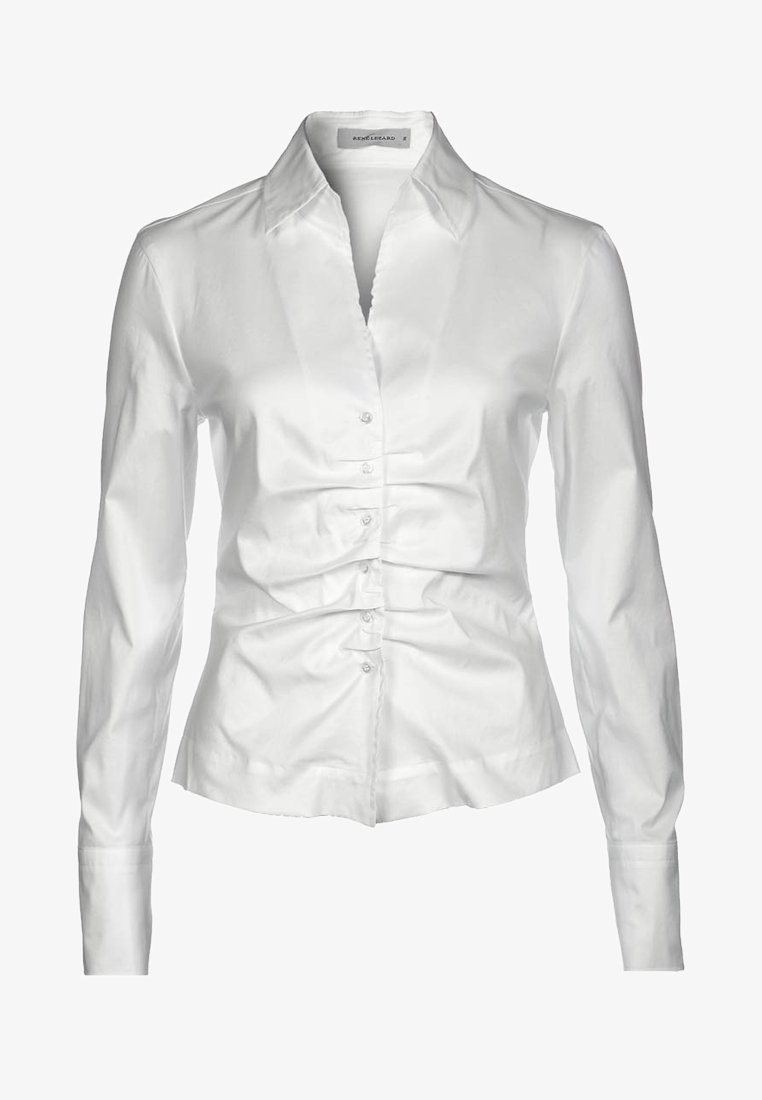 Rene Lezard Hemdbluse White Weiss Zalando De