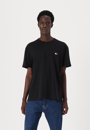 Tommy Jeans BADGE TEE - T-shirt basic - black