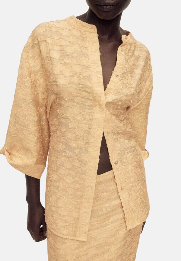 LITA - Button-down blouse - ochre