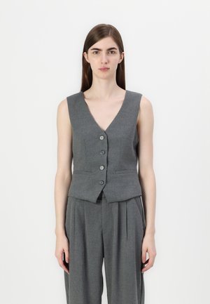 LONGER LENGTH VEST - Liivi - heather