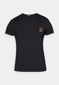 SHORT SLEEVES ROUND NECK TOPEKA NEW LOGO - Unterhemd/-shirt - black