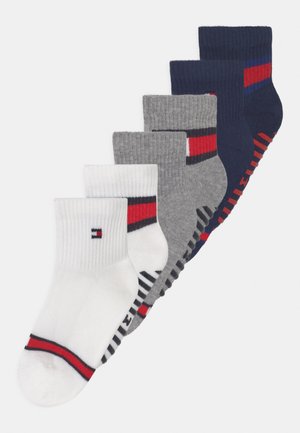FLAG 4 PACK UNISEX - Socks - white/light grey melange