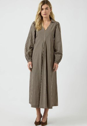 MAXIKLEID CARLINA - Maxikjoler - chocolate brown