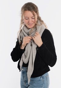 Knit Factory COCO jasnobrązowy melanż