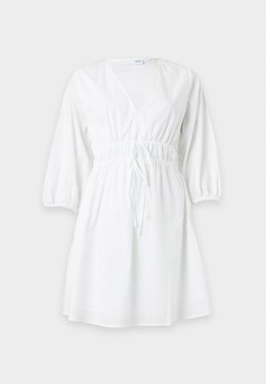 GAP, TIE FRONT - Vestido informal - fresh white
