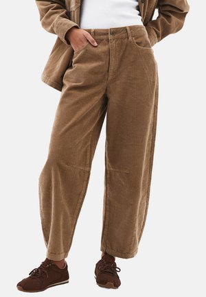 OXXO CORDUROY BARREL PANTS - Bukser - curds whey