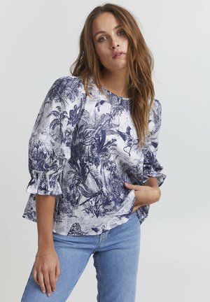 PZNADIA  - Camicetta - blue printed