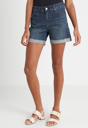 GAP Shorts vaqueros - dark-blue denim