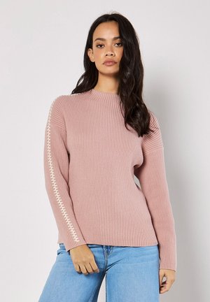 BLANKET STITCH - Strickpullover - pink