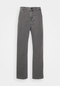 PIERCE PANT STRAIGHT - Traperice opuštenog kroja - black