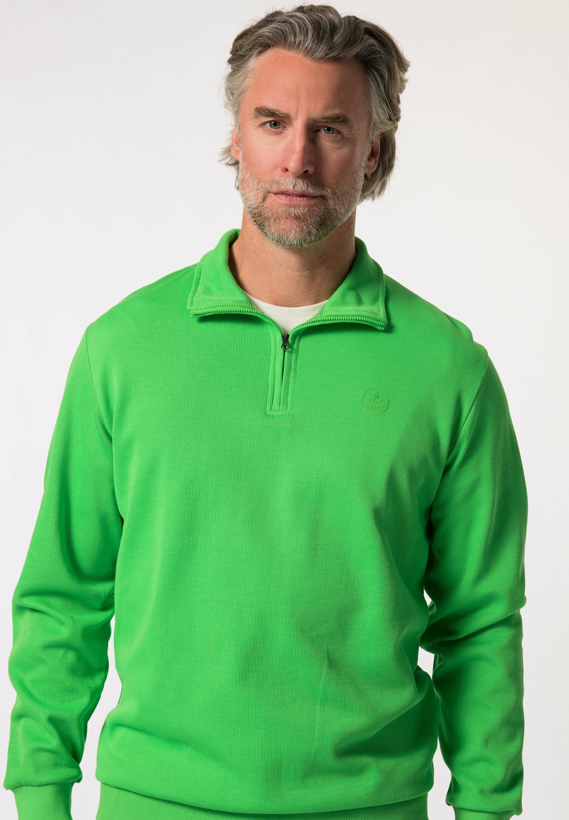 BOSTON PARK TROYER QUALITÄT ZIPPKRAGEN Sweatshirt parsley/grün