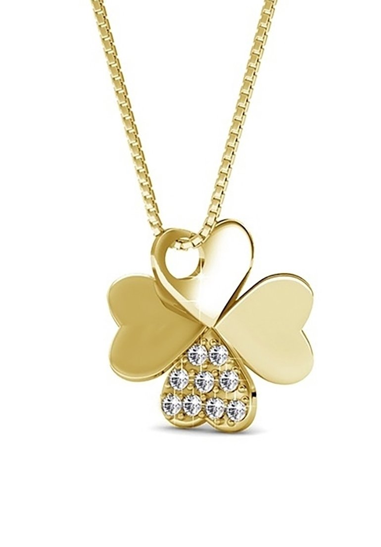 MYC Paris LUCKY CLOVER - Hanger - doré   cristal