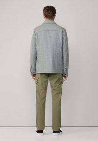 Façonnable FLAP POCKET - Chaqueta de entretiempo - light grey marl