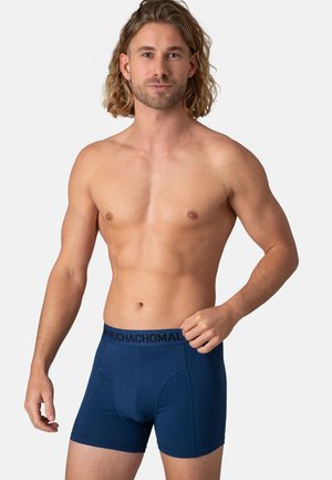 MUCHACHOMALO, MEN 7-PACK BOXER SHORTS SOLID - Lange Boxershorts - black blue grey white
