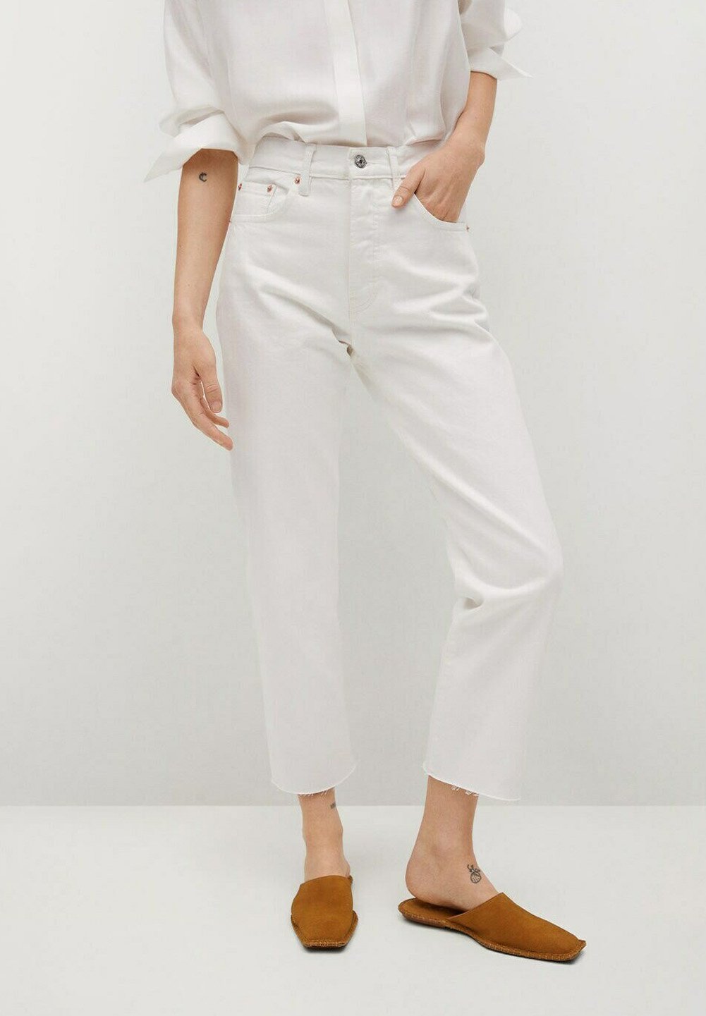 Mango HAVANA - Jeans a sigaretta - white/bianco - Zalando.it