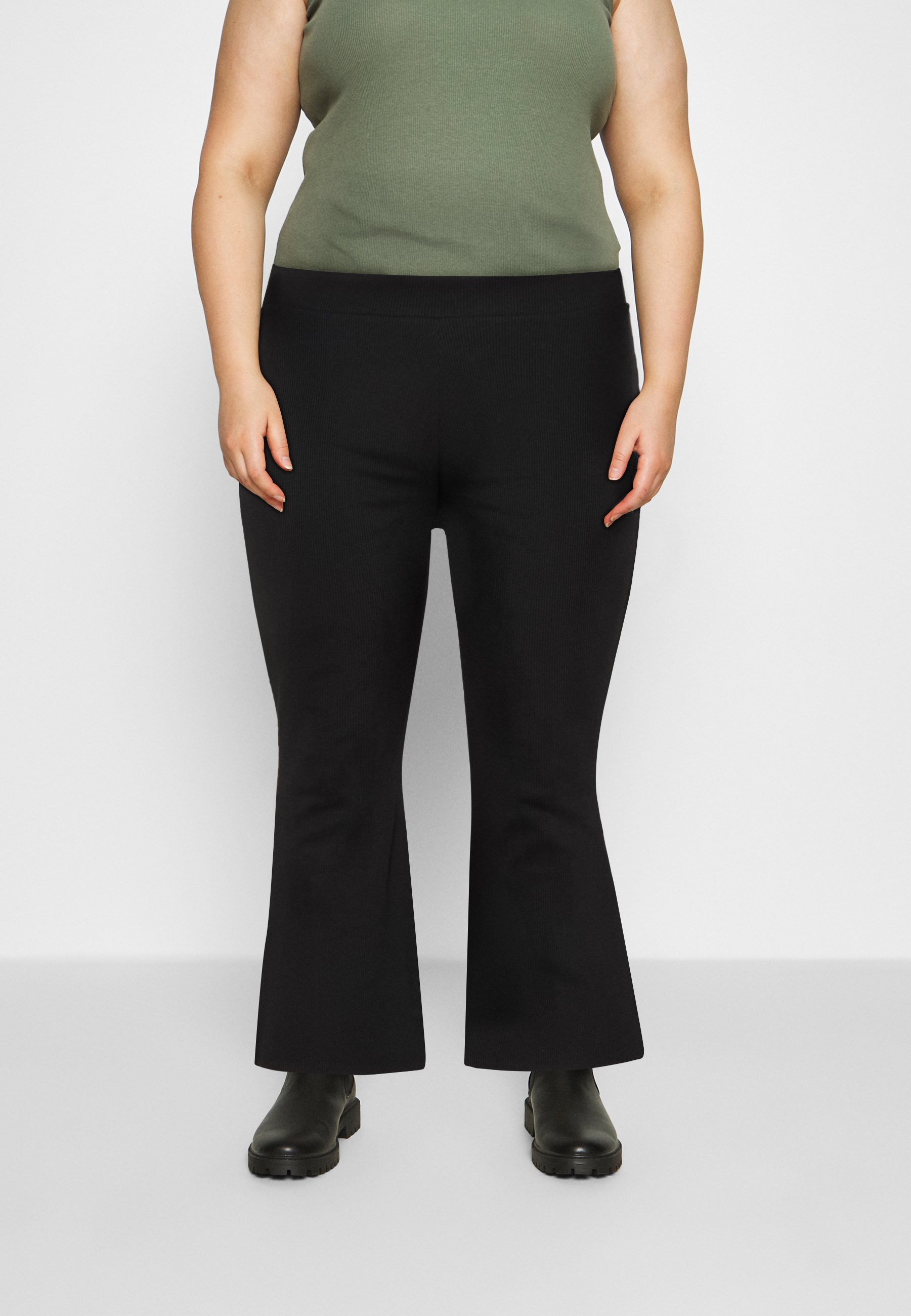 NU-IN HIGH WAIST FLARE LEGGINGS 