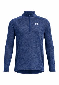 Under Armour TECH TEXTURED 1/2  - Top s dlouhým rukávem - tech blue