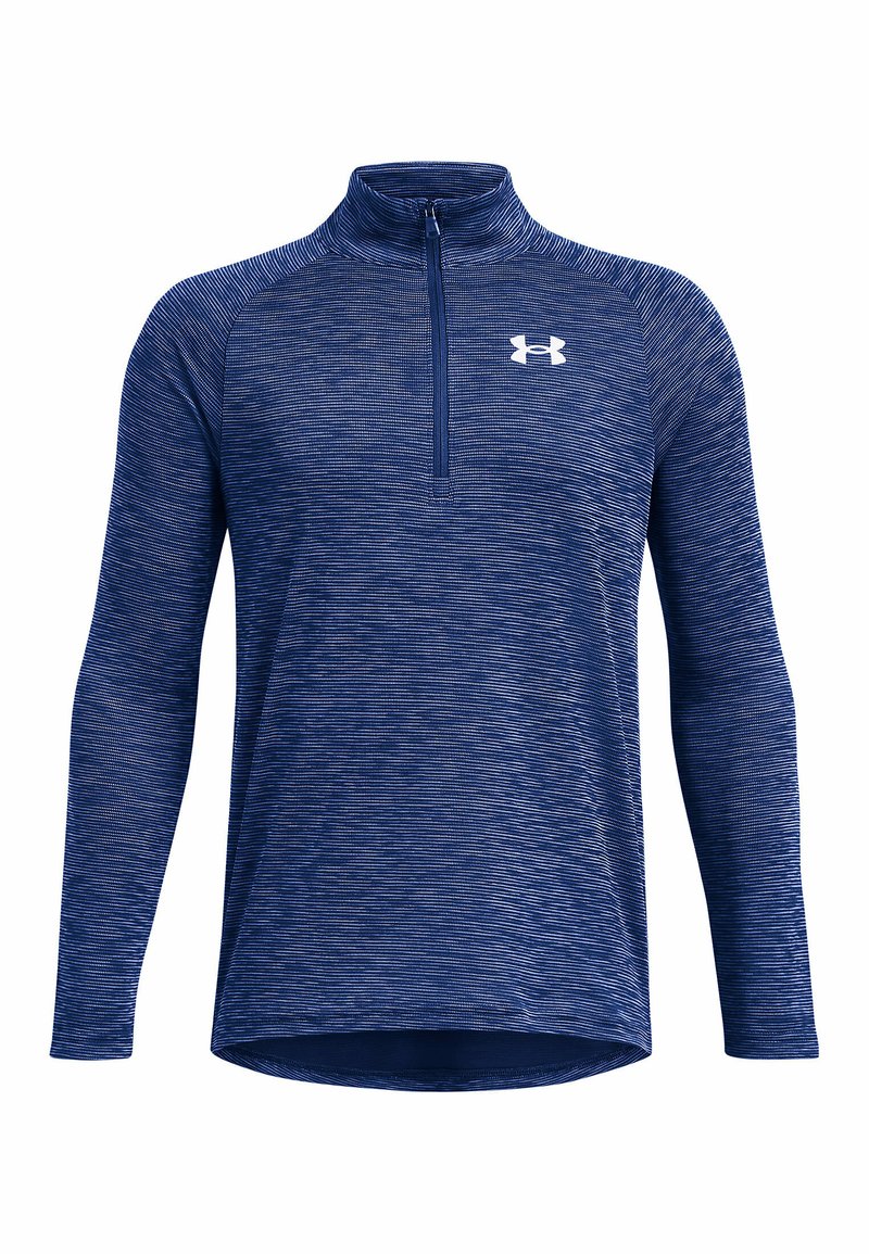 Under Armour TECH TEXTURED 1/2  - Top s dlouhým rukávem - tech blue