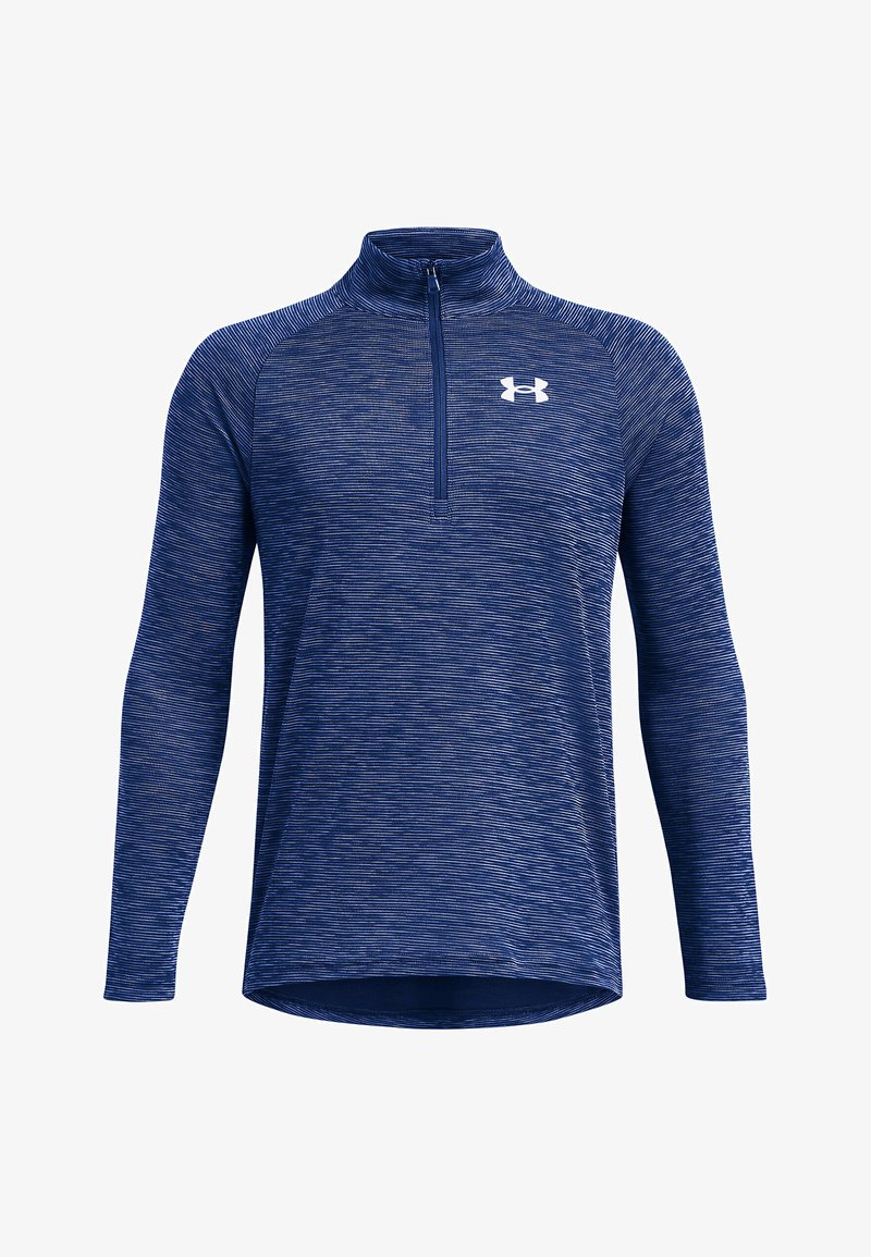 Under Armour TECH TEXTURED 1/2 - Top s dlouhým rukávem - tech blue