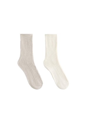 2 PAIRS - Čarape - stone