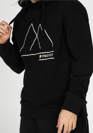 Jersey con capucha - black